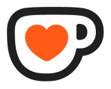 Logo tasse de café de Ko-Fi